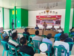 Kabag Ops Polres Mesuji Pimpin Kegiatan Jumat Curhat di Desa Margo Jadi, Bagikan Sembako dan Imbau Cegah Karhutla Serta Lestarikan Hutan