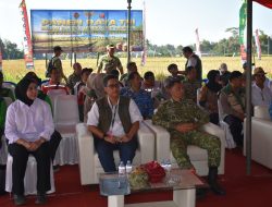 Kasdim 0818 Kabupaten Malang Mayor Czi Sultoni Ikuti Zoom Panen Raya TNI Dukung Ketahanan Pangan Nasional Kabupaten