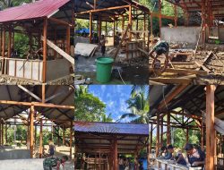 Rumah Layak Huni Mulai Terwujud, Progres Pembangunan TMMD Ke-129 Kodim 1807/Sorong Selatan Capai 20%