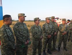 Danrem 044/Gapo Hadiri Panen Raya TNI, Perkuat Sinergi Menuju Swasembada Pangan Nasional