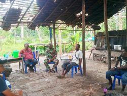 Kepala Kampung Wanam Antusias Sambut TMMD KE-129, Marianus: Warga Siap Bergotong Royong Bersama TNI