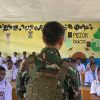 Wujudkan Kemanunggalan TNI-Rakyat, Satgas Pamtas RI-PNG Kewilayahan Yonif 645/Gty Membantu Mengajar di Sekolah Perbatasan Papua