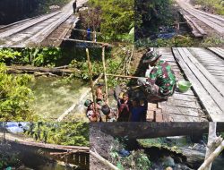 Satgas TMMD Ke-129 Kodim 1807/Sorong Selatan Kebut Pembangunan Jembatan Beton, Wujudkan Akses yang Lebih Baik untuk Warga Kampung Sesor