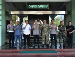 Perkuat Sinergitas TNI-Polri, Kapolres Malang Silaturahmi ke Kodim 0818 Malang-Batu