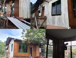 TMMD Ke-129 Kodim 1807/Sorong Selatan Mulai Wujudkan Rumah Layak Huni, Rehab RTLH Milik Ibu Diana Capai 25 Persen