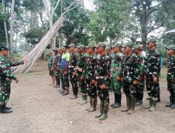Komandan SSK Satgas TMMD ke-129 Kodim 1707/Merauke Tekankan Disiplin dan Semangat Kerja