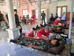 Setetes Darah untuk Sesama, TMMD Sengkuyung Boyolali Berhasil Himpun 30 Kantong Darah