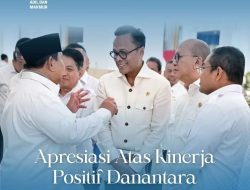 Presiden Prabowo Subianto memberikan apresiasi terhadap sejumlah capaian Danantara dalam Taklimat pada Rapat Kabinet Paripurna