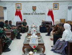 Terima Audensi PT Bank Syariah Indonesia, Kodam II/Swj Perkuat Sinergi Layanan Perbankan Syariah