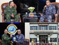 Kunjungan Kerja Pangkogabwilhan III di Kodaeral XIV Sorong, Perkuat Sinergi dan Soliditas Antar Satuan