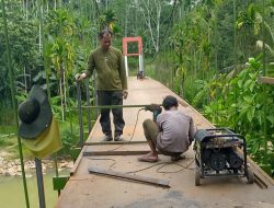 Menuju 100 Persen, Jembatan Gantung Sawang Segera Sambungkan Impian Warga