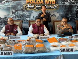 Polda NTB Bongkar 61 Kasus Narkoba dalam Sebulan, Sita 8,3 Kg Sabu dan Amankan 86 Tersangka