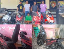 Team Elang Polsek Sorong Barat Tangkap Terduga Pelaku Curanmor, Empat Sepeda Motor Berhasil Diamankan