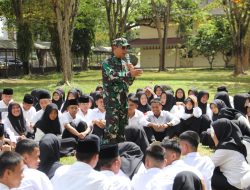 Kodim Sleman Bekali Pelajar MAN 1 Sleman dengan Wasbang dan Belanegara