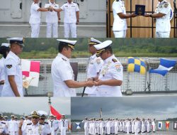 Sertijab Komandan KRI Teluk Weda-526, Wujud Regenerasi Kepemimpinan dan Penguatan Kesiapan Operasional