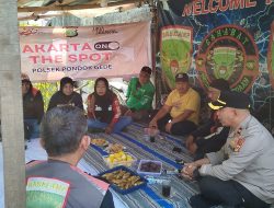 Jaga Jakarta On The Spot, Perkuat Sinergi dengan Potensi Masyarakat, Kapolsek Pondok Gede Sambangi Komunitas Ojol di Jatiwaringin