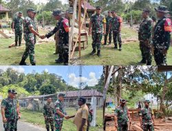 Tim Wasev TMMD Ke-129 Tinjau Kampung Sesor, Pastikan Program TMMD Kodim 1807/Sorsel Berjalan Optimal
