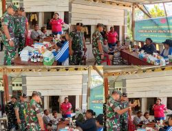Sentuhan Kemanusiaan TMMD Ke-129, Satgas Kodim 1807/Sorsel Gelar Pengobatan Gratis untuk Warga Kampung Sesor