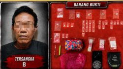 Satresnarkoba Polres Ogan Ilir Gulung Pengedar Narkoba di Lubuk Keliat, Puluhan Paket Sabu Disita
