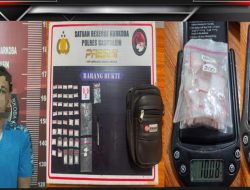 Satresnarkoba Polres Banyuasin Ringkus Pengedar Narkotika di Muara Telang