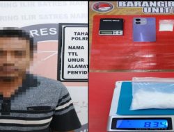 Bawa 8,34 Gram Sabu, Pengedar Narkoba di Mesuji Makmur Diringkus Polres OKI