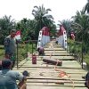 Pembangunan Jembatan Perintis Garuda Tahap III, Kodim 0103/Aceh Utara Sambung Akses Antar desa