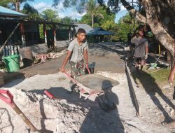 Pengecoran Jalan TMMD Ke-129 Kodim 1807/Sorsel Rampung 100%, Wujud Nyata Pengabdian TNI untuk Masyarakat