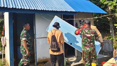 Gotong Royong TNI, Mahasiswa dan Warga, Rehabilitasi Gereja Serta Pembangunan MCK di Serapu