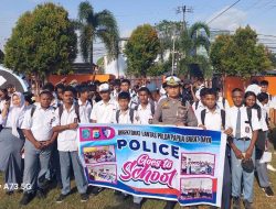 Ditlantas Polda PBD Tanamkan Disiplin dan Kesadaran Tertib Lalu Lintas kepada Pelajar Melalui Upacara Bendera