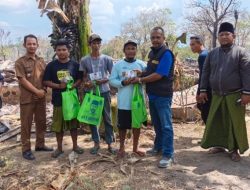 Kepekaan Sosial Haji Nasim Santuni Tiga Korban Rumah Terbakar