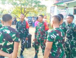 Rajut Tali Kedekatan: Satgas TMMD 129 Bojonegoro Siap Tanding Voli Antar Dusun se-Desa Kesongo