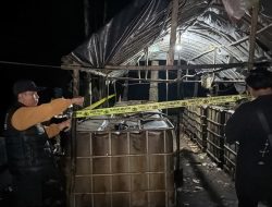 Polsek Babat Toman Bongkar Dua Lokasi Illegal Refinery di Musi Banyuasin