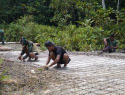 Rehab Jembatan TMMD Ke-129 Capai 55%, Satgas TMMD Percepat Konektivitas dan Akses Masyarakat Kampung Sesor