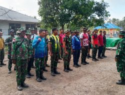 Matangkan Pembagian Tugas, Satgas TMMD ke-129 di Wanam Genjot Pembangunan Sumur dan MCK