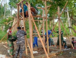 H+13 TMMD ke-129, Pembangunan MCK di Kampung Wanam Capai 11 Persen