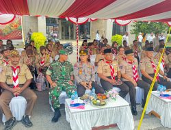 Dirbinmas Polda Papua Barat Daya Hadiri Upacara Pelepasan Kontingen Pramuka Menuju Jambore Nasional XII Tahun 2026