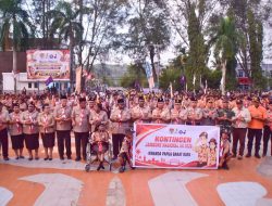 Koarmada III Hadiri Upacara Pelepasan Kontingen Pramuka PBD Menuju Jambore Nasional XII Tahun 2026