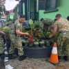 Anggota Kodim Sleman Percantik Lingkungan Kerja