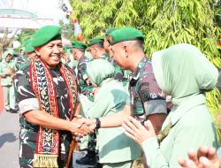 Kunjungan Kerja Danrem 044/Gapo di Makodim 0403/OKU