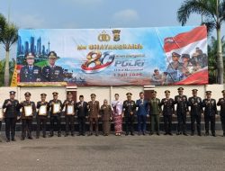 Puncak Perayaan Hari Bhayangkara Ke 80 Tahun 2026, Polres Mesuji Melaksanakan Upacara