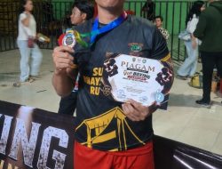Personel Ditsamapta Polda Sumsel Raih Medali Perak di VIP Boxing Road to PON Bela Diri 2026