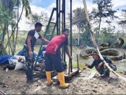 Kodim 1707/Merauke Hadir, Wujudkan Air Bersih Untuk Warga Serapu
