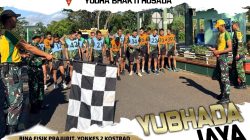 Tingkatkan Kesiapan Tempur, Prajurit Yonkes 2 Kostrad Jalani Latihan Lari PSJM Sejauh 8 Kilometer