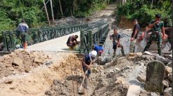 Pembangunan Jembatan Modular 24 Meter di Nias Utara Rampung