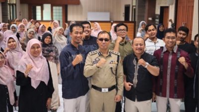 Gandeng Guru Sekolah, Polres Gresik Sosialisasikan Tertib Lalu Lintas Lewat Polantas Menyapa