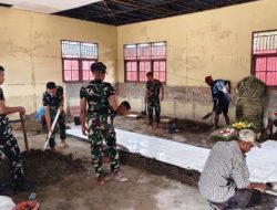 Kodim 1707/Merauke Wujudkan Harapan Pendidikan Melalui Rehabilitasi SMP Negeri Urumb