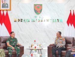 Kapolda Sumsel-Pangdam II/Sriwijaya Perkuat Soliditas, Pastikan Kamtibmas Kondusif