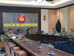 Pangdam IV/Diponegoro Bersama Jajaran TNI AD Bahas Percepatan Pembangunan KDKMP