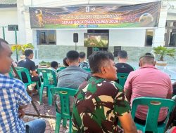 Nobar Bola Gembira Piala Dunia 2026, Personel Kodim 0103/Aceh Utara Semarakkan Kebersamaan