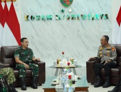 Kapolda Sumsel Kunjungi Markas Kodam II/Swj, Perkuat Soliditas dan Sinergitas TNI-Polri